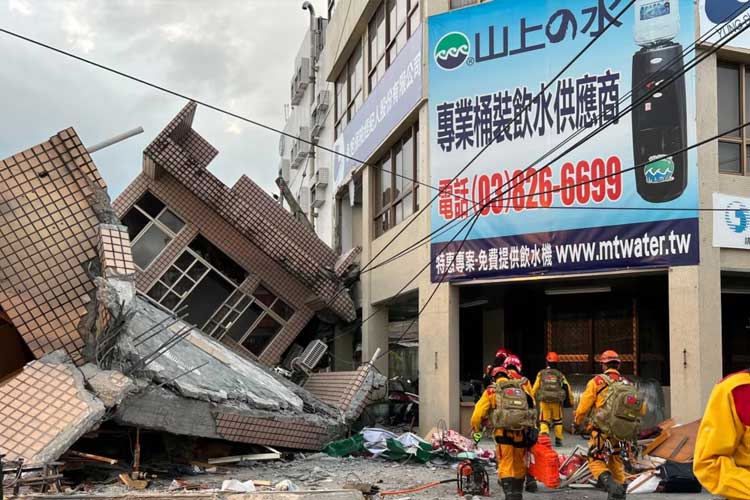 Gempa Taiwan M7,2: Empat Orang Tewas dan Puluhan Luka-luka