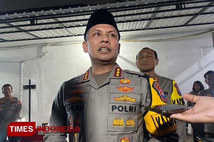 Kapolresta Malang Kota, Kombes Pol Budi Hermanto saat ditemui awak media. (Foto: Rizky Kurniawan Pratama/TIMES Indonesia)