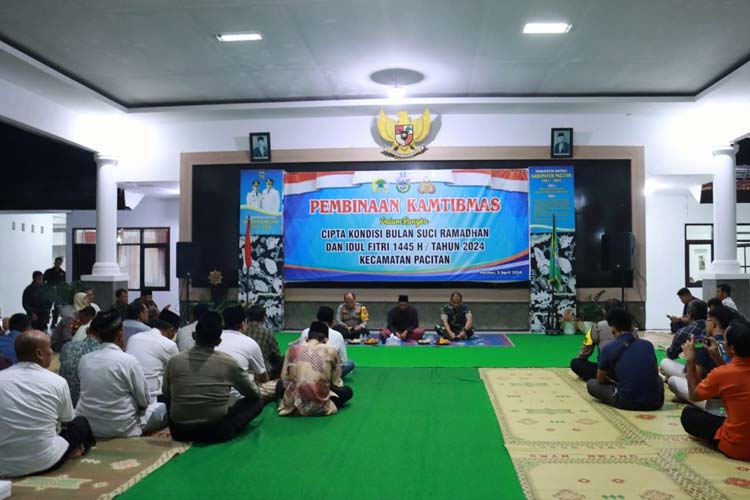 Rakor cipta kondisi saat Ramadan yang digelar Forkopimda Pacitan. (FOTO: Polres Pacitan for TIMES Indonesia)