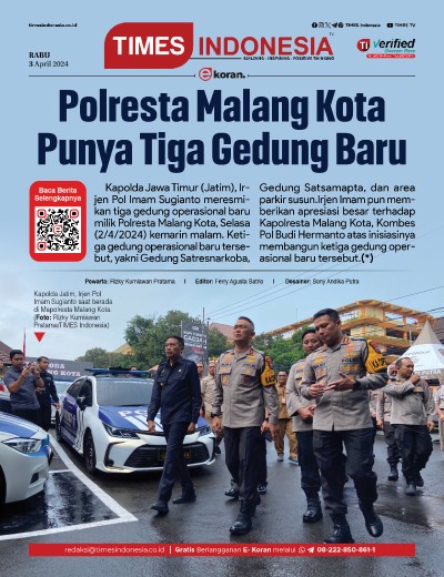  	Edisi Rabu, 3 April 2024: E-Koran, Bacaan Positif Masyarakat 5.0 