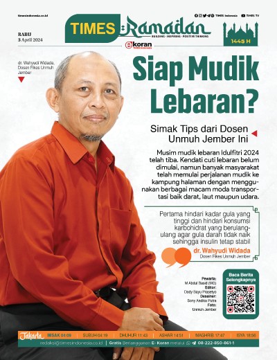  	Edisi Rabu, 3 April 2024: E-Koran, Bacaan Positif Masyarakat 5.0 