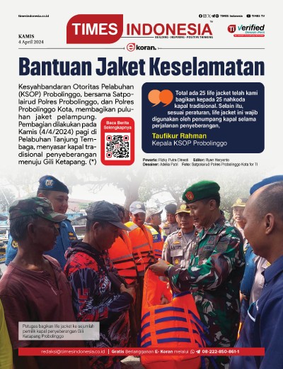 Edisi Kamis, 4 April 2024: E-Koran, Bacaan Positif Masyarakat 5.0