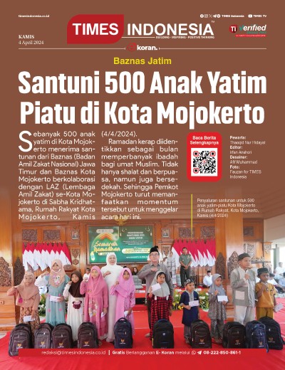 Edisi Kamis, 4 April 2024: E-Koran, Bacaan Positif Masyarakat 5.0