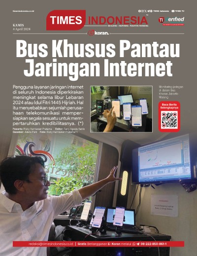 Edisi Kamis, 4 April 2024: E-Koran, Bacaan Positif Masyarakat 5.0