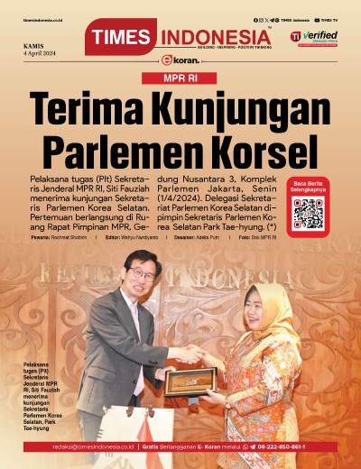 Edisi Kamis, 4 April 2024: E-Koran, Bacaan Positif Masyarakat 5.0