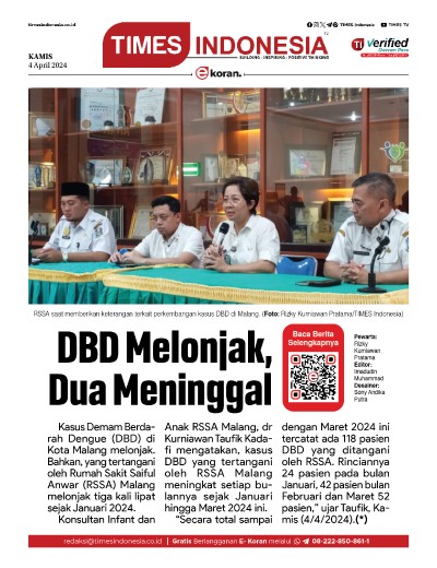 Edisi Kamis, 4 April 2024: E-Koran, Bacaan Positif Masyarakat 5.0