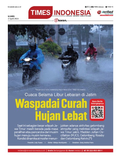Edisi Kamis, 4 April 2024: E-Koran, Bacaan Positif Masyarakat 5.0
