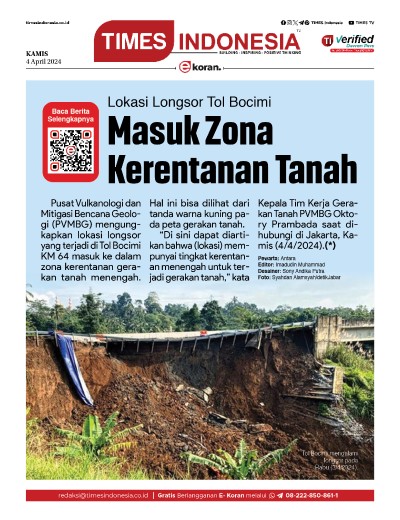Edisi Kamis, 4 April 2024: E-Koran, Bacaan Positif Masyarakat 5.0