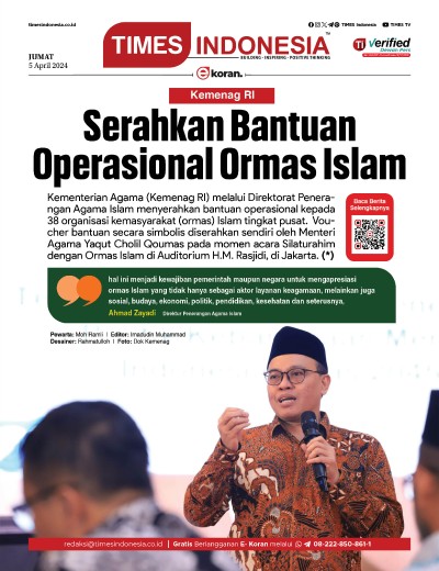 Edisi Jumat, 5 April 2024: E-Koran, Bacaan Positif Masyarakat 5.0