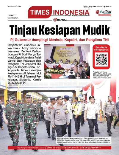 Edisi Jumat, 5 April 2024: E-Koran, Bacaan Positif Masyarakat 5.0
