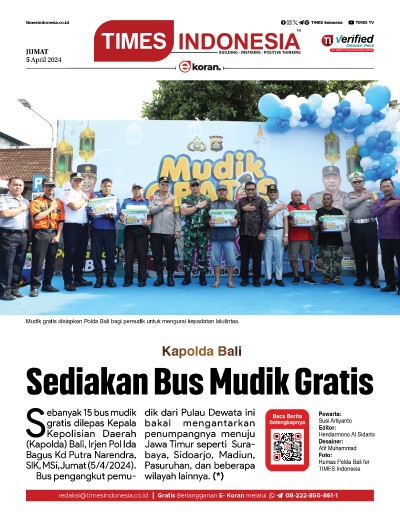 Edisi Jumat, 5 April 2024: E-Koran, Bacaan Positif Masyarakat 5.0
