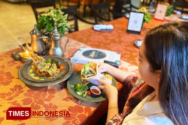 Sajian spesial Idul Fitri di Melati Restaurant, Hotel Tugu Malang. (FOTO: AJP TIMES Indonesia)