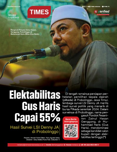 Edisi Selasa 9 April 2024: E-Koran, Bacaan Positif Masyarakat 5.0