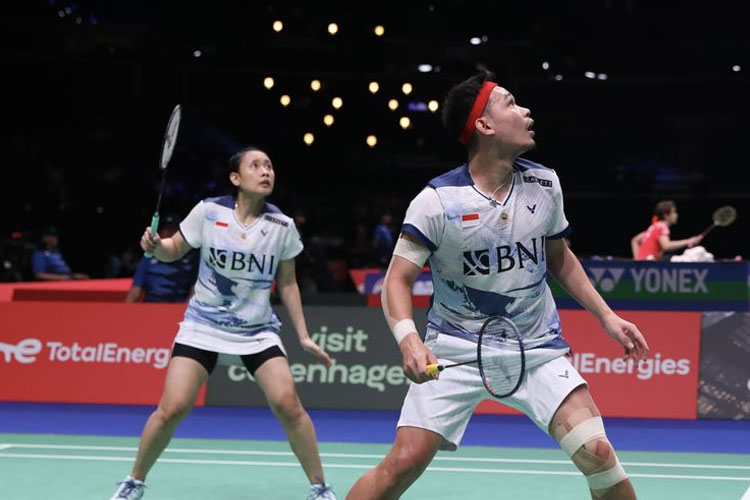 Rinov Rivaldy/Pitha Haningtyas Mentari menjadi wakil Indonesia di cabang bulu tangkis nomor ganda campuran pada Olimpiade 2024 Paris (Foto: Dokumen PBSI)