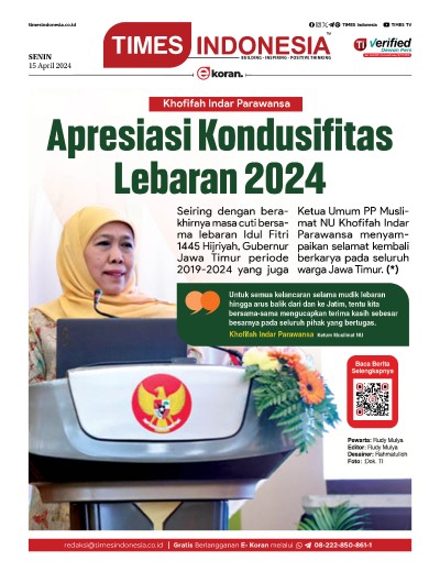 Edisi Senin, 15 April 2024: E-Koran, Bacaan Positif Masyarakat 5.0