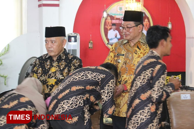 Halal Bihalal Bersama Bupati-Wabup Malang di Pendopo Agung Diikuti 10 Ribu Pegawai