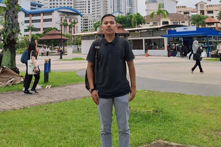 Muhammad Zarnubi, mahasuswa UIN Malang yang berkesempatan kuliah di Malaysia berkat beasiswa Mosma. (Foto: Humas UIN Malang)