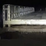 Jembatan Kloposawit Kembali Terputus Akibat Banjir Lahar Dingin Gunung Semeru