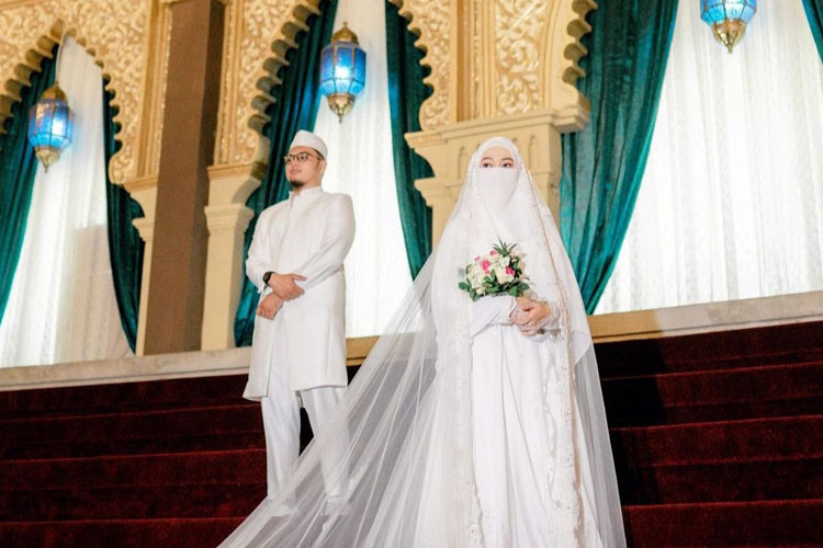 Ilustrasi pernikahan berkonsep syar'i. (Foto: Dok.Wedding Organizer Syar’i Wedding Surabaya)