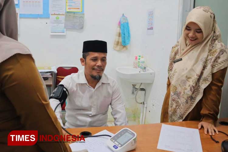 Lengkapi Syarat Pemerintah Arab, 108 CJH Nagan Raya Aceh Divaksin Meningitis