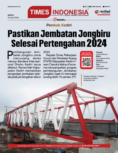 Edisi Senin, 22 April 2024: E-Koran, Bacaan Positif Masyarakat 5.0