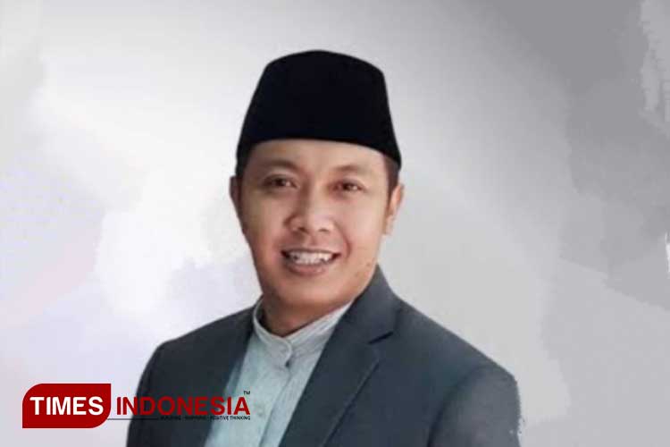 Ketua Tim Kampanye Daerah Pemenangan Prabowo-Gibran Kabupaten Malang, yang juga Ketua DPC Partai Gerindra Kabupaten Malang, Chusni Mubarok. (Foto: Amin/TIMES Indonesia) 