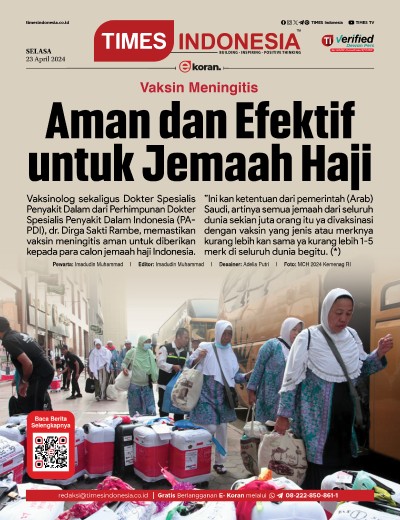 Edisi Selasa, 23 April 2024: E-Koran, Bacaan Positif Masyarakat 5.0