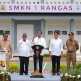 Menteri Basuki Dampingi Presiden RI Jokowi Resmikan Rehab dan Rekonstruksi Bangunan Gedung Pascabencana Sulbar