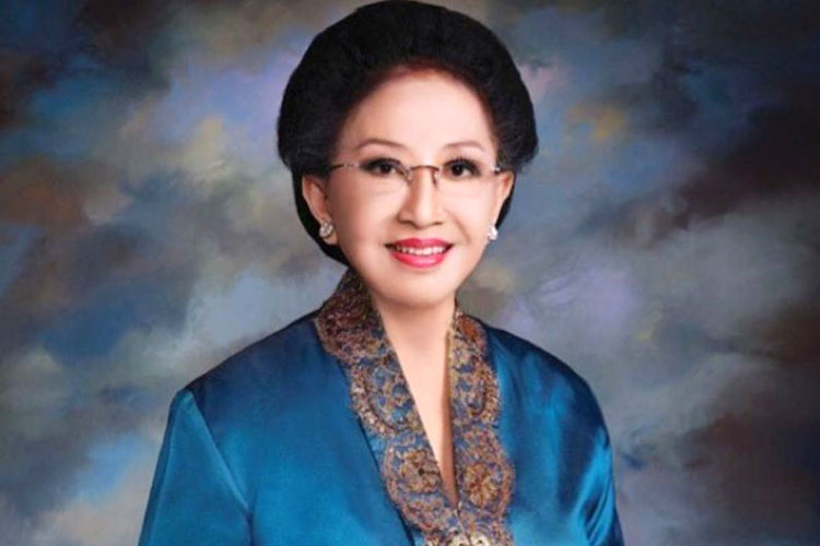 Pendiri perusahaan kosmetik Mustika Ratu Mooryati Soedibyo meninggal dunia pada usia 96 tahun, Rabu (24/4/2024). (FOTO: dokumen Mustika Ratu/Antara)