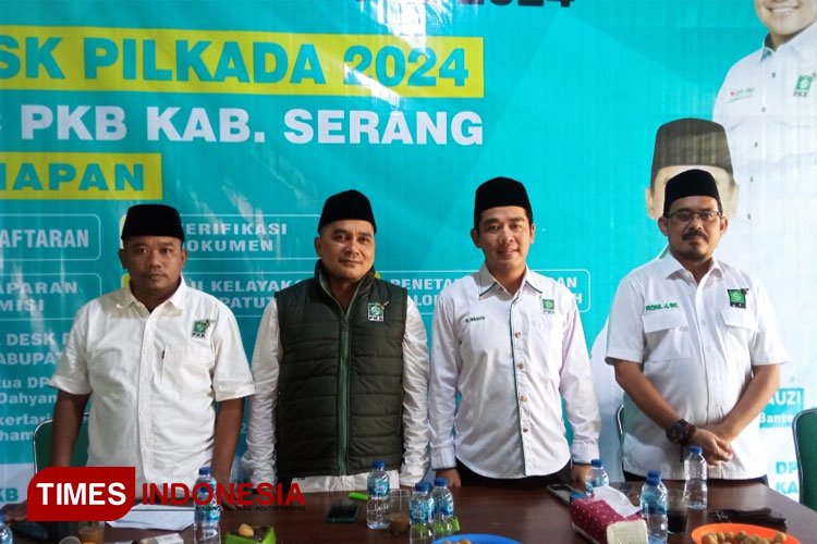 Jajaran pengurus DPC PKB Kabupaten Serang. (Foto: Muhammad Uqel/ TIMES Indonesia) 