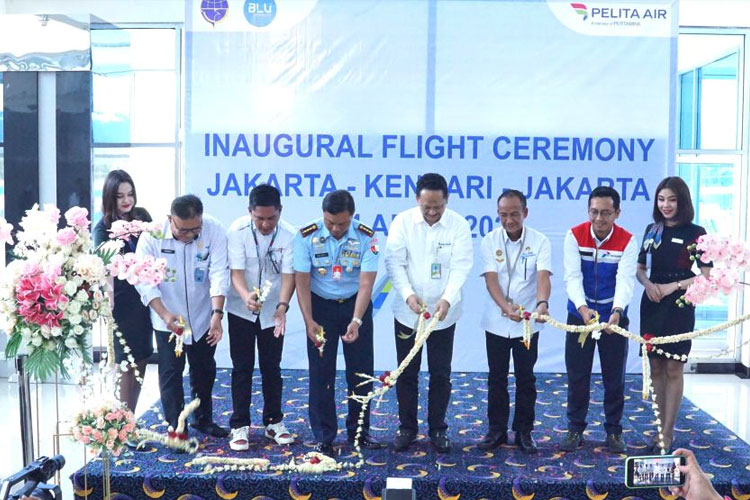 Peresmian Tambah Rute Baru Pelita Air. (Foto: Humas Pelita Air)