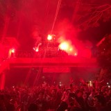 Warga Kota Malang Sambut Kemenangan Timnas Indonesia U-23 Dijalanan