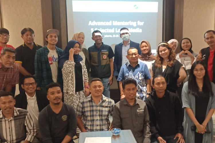 Asosiasi Media Siber Indonesia (AMSI) bersaman Internews-USAID MEDIA menggelar Advanced Mentoring for Media Sustainability 2024 di Jakarta. (FOTO: dok AMSI)