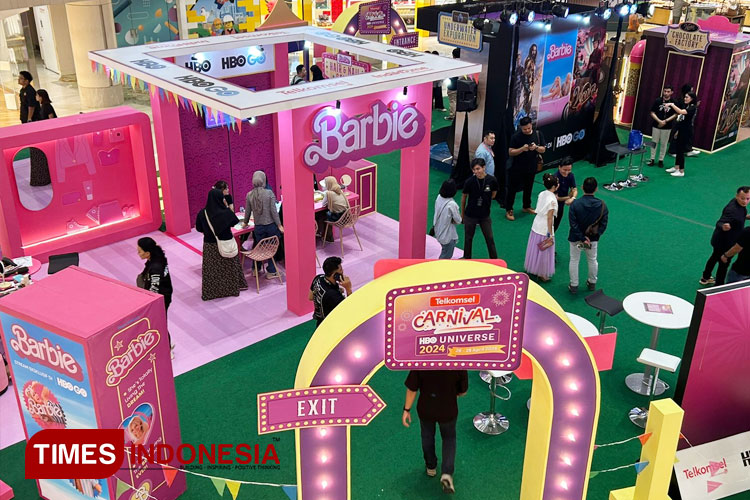 Telkomsel Hadirkan HBO Carnival, Ada Salon Barbie hingga Pabrik Coklat Wonka 