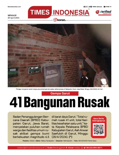  	Edisi Minggu, 28 April 2024: E-Koran, Bacaan Positif Masyarakat 5.0 