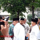 Disambut Ketum PBNU, Presiden Terpilih Prabowo Subianto Hadiri Halal Bihalal PBNU