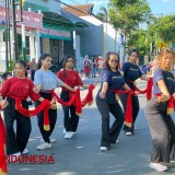 Semarak Peringatan Hari Tari dengan Tari Massal di CFD Jombang
