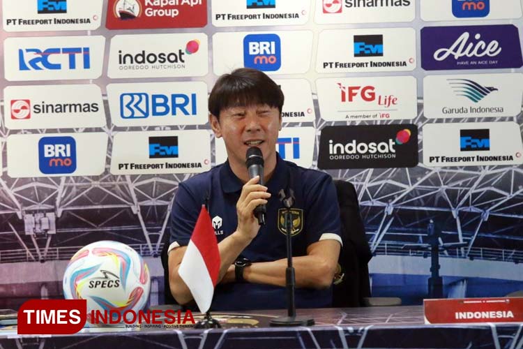 Pelatih Timnas Indonesia Shin Tae Yong alias STY.(FOTO: Dokumen TIMES Indonesia)