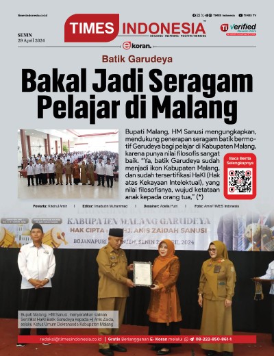 Edisi Senin, 29 April 2024: E-Koran, Bacaan Positif Masyarakat 5.0