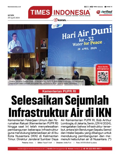 Edisi Senin, 29 April 2024: E-Koran, Bacaan Positif Masyarakat 5.0