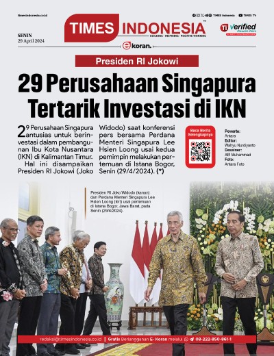 Edisi Senin, 29 April 2024: E-Koran, Bacaan Positif Masyarakat 5.0