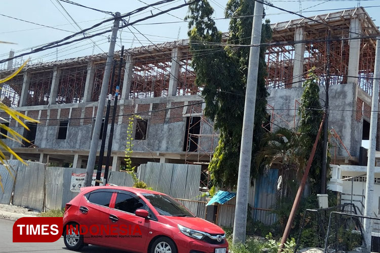 Kondisi Gedung Inspektorat Kota Probolinggo. (Foto: Rizky Putra Dinasti/TIMES Indonesia)