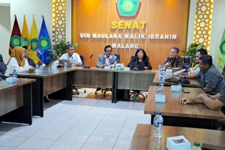 Gelaran sharing Session Pendanaan Dana Loan Saudi Fund for Development (SFD) antara Universitas Negeri Jakarta,  Universitas Bengkulu, dan UIN Malang di Malang,  Senin (29/4/2024). (FOTO: Humas UIN Malang)