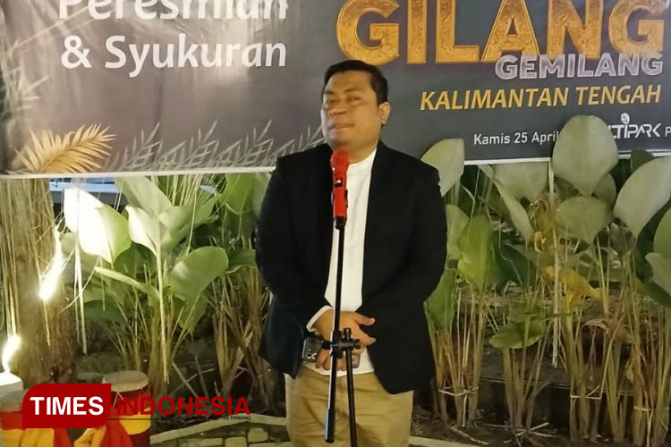 Presiden NGG Puguh Wiji Pamungkas saat memberikan sambutan. (FOTO: AJP TIMES Indonesia)