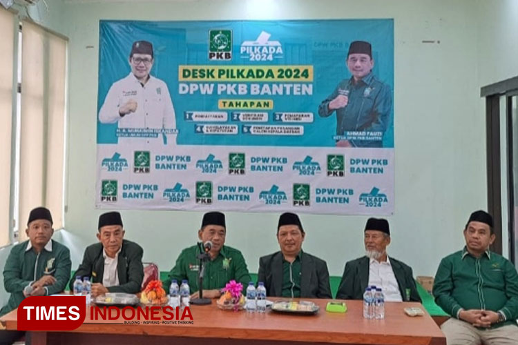 Jajaran pengurus DPW PKB Banten (FOTO: Muhammad Usul/TIMES Indonesia)
