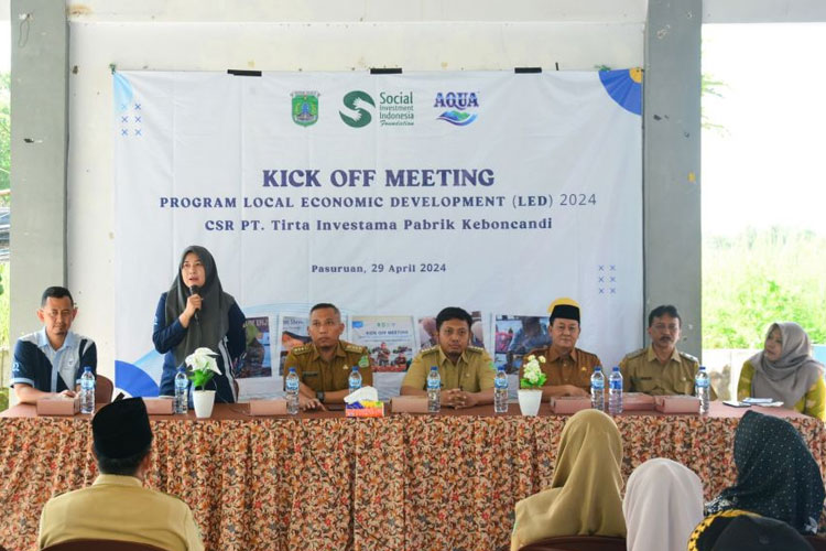 Kembangkan Ekonomi Lokal, AQUA Keboncandi - Pasuruan Gelar Program ...