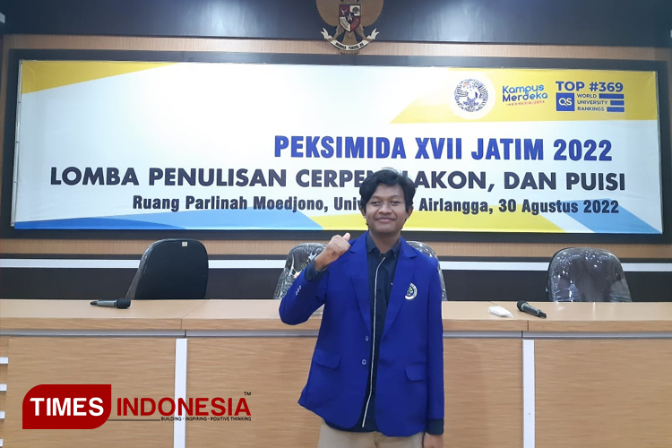 Ade Kurniawan, Mahasiswa S1 Bahasa dan Sastra Indonesia Universitas Negeri Malang (Foto: Dokumentasi Ade Kurniawan)