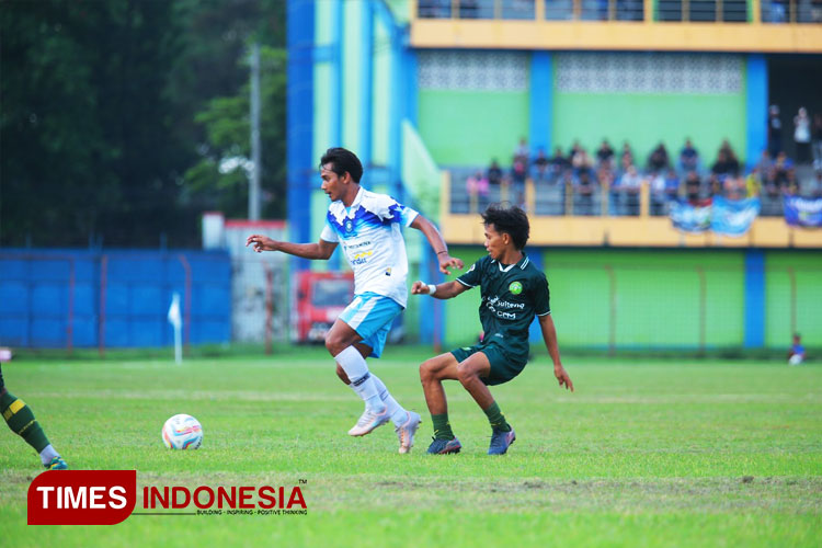 Kemenangan besar yang diperoleh di babak kedua Liga 3 Nasional mengokohkan Persiku Kudus dipuncak kelasemen. (FOTO: Ihza Fajar Azhari/TIMES indonesia)