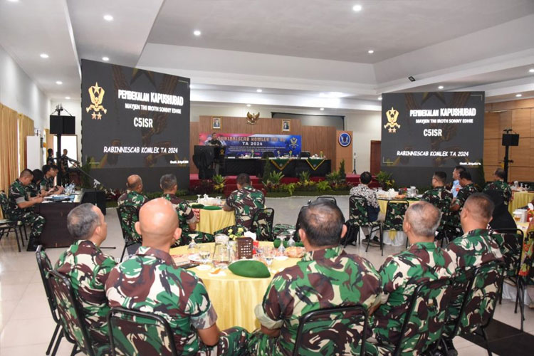 Rabinniscab Komlek TNI AD, Kapushubad: Lakukan Inovasi dan Kreatifitas Untuk Majukan Satuan dan Profesionalitas Prajurit