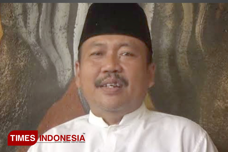 Anggota DPR RI Ali Mufthi mengajak masyarakat untuk kembali mempercayakan Bupati Sugiri Sancoko kembali pimpin Ponorogo agar pembangunan tidak mandeg. (Foto:Marhaban/TIMES Indonesia)